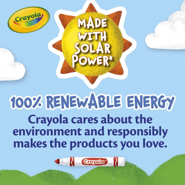 Crayola 12 Count Washable Bulk Markers, Black - Image 7