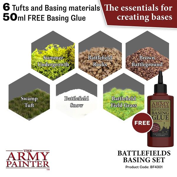 The Army Painter Battlefields Basing Set - Terrain Model Kit for Miniature Terrain Bases - Diorama Supplies with Landscape Rocks, Scenic... - Image 2