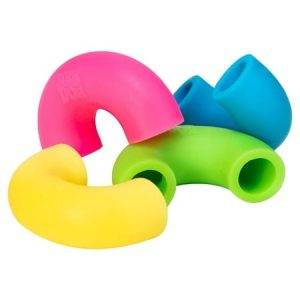 Schylling NeeDoh Mac 'N' Squeeze - Sensory Fidget Toy - Assorted Colors - Ages 3 to Adult (Pack of 1)