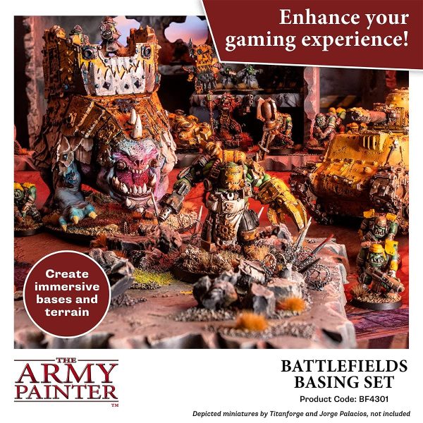 The Army Painter Battlefields Basing Set - Terrain Model Kit for Miniature Terrain Bases - Diorama Supplies with Landscape Rocks, Scenic... - Image 6