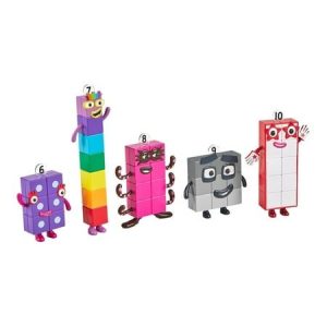 Hand2Mind Numberblocks - Six to Ten Friends Figure Pack