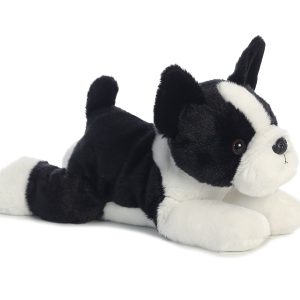 Aurora Boston Terrier Mini Flopsie Plush Stuffed Animal 8"