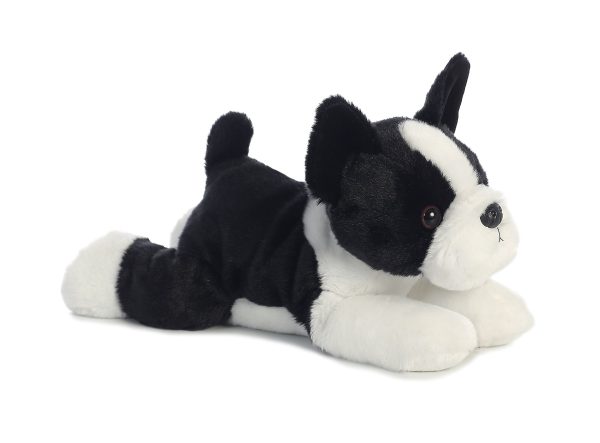 Aurora Boston Terrier Mini Flopsie Plush Stuffed Animal 8"