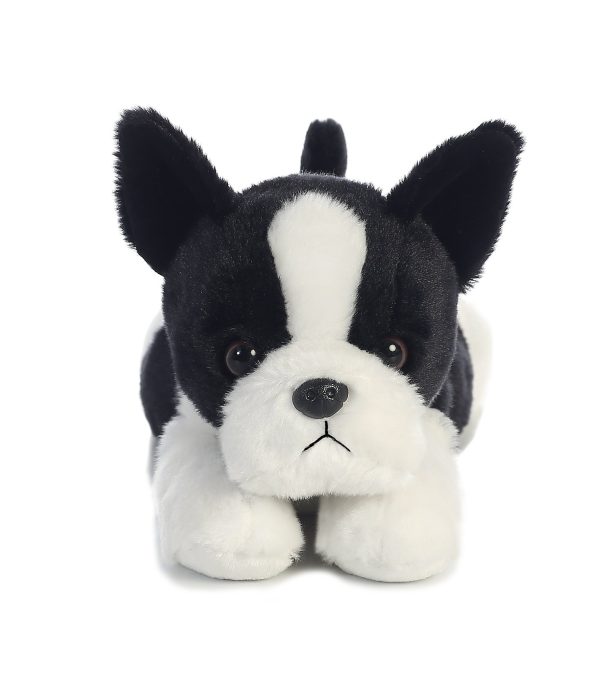 Aurora Boston Terrier Mini Flopsie Plush Stuffed Animal 8" - Image 3