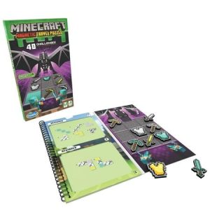 Ravensburger - Minecraft Magnetic Travel Puzzle Game