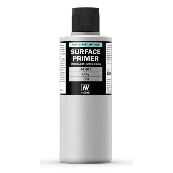 Vallejo Grey Primer Acrylic Polyurethane, 200ml - Image 2