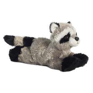 Aurora Rascal Raccoon Mini Flopsie Plush Stuffed Animal 8"