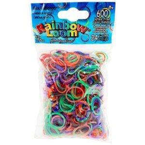 RAINBOW LOOM Chameleon Mood Change Rubber Bands with 24 C-Clips (600 Count)