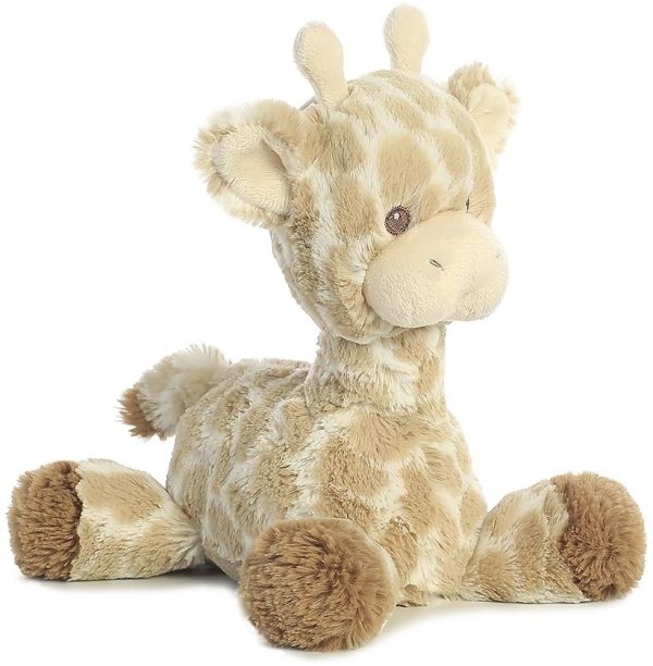 EBBA Loppy Giraffe Baby Plush Rattle 11", Medium - Image 3