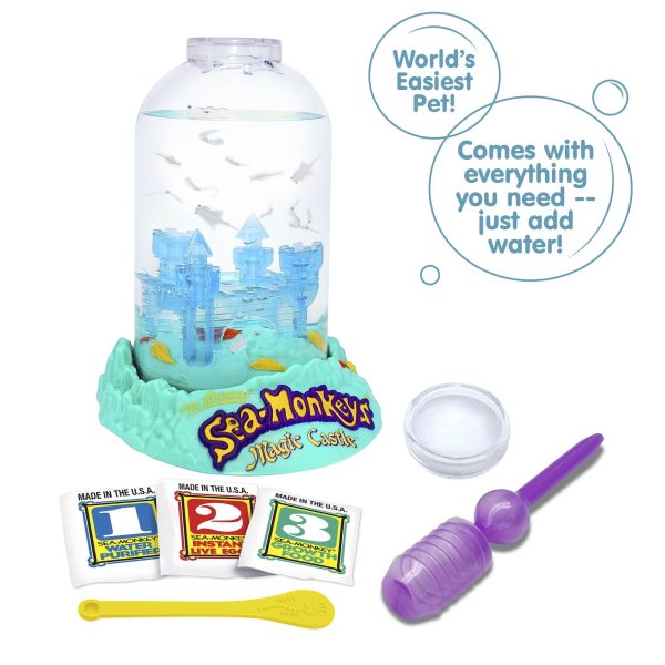 Sea-Monkeys® Magic Castle - World's Only Instant Pets® - Ages 6+ (Pack of 1) - Image 2