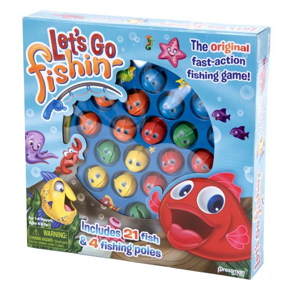 Let's Go Fishin' Game by Pressman - The Original Fast-Action Fishing Game! - Image 6