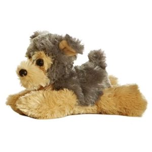 Aurora Cutie Yorkie Terrier Dog Mini Flopsie Plush Stuffed Animal 8"