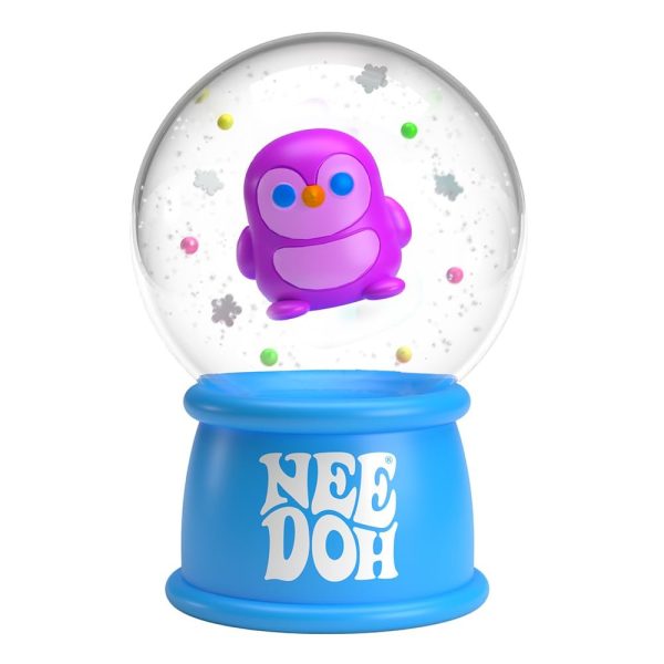Schylling NeeDoh - Squishmas 2024 - Groovy Snow Globe - One Per Box