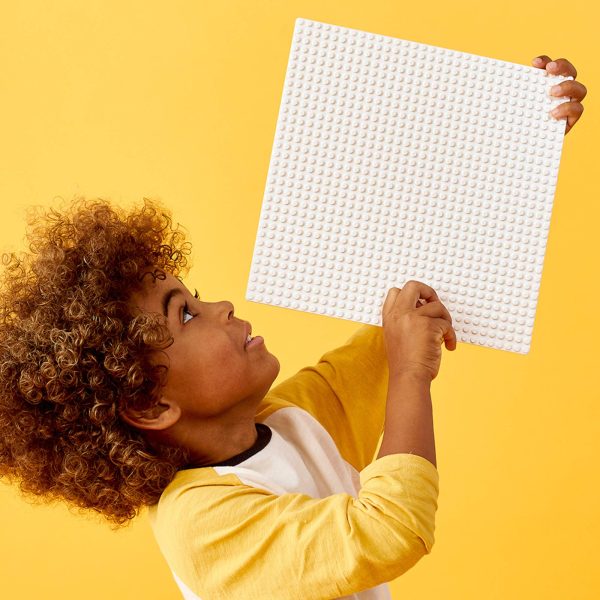 LEGO Classic White Baseplate 11010 Creative Toy for Kids, Great Open-Ended Imaginative Play for LEGO Builders, New 2020 (1 Piece) - Image 3