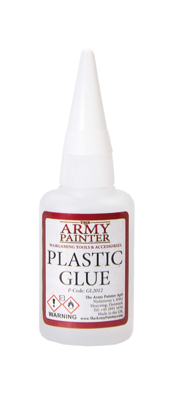 The Army Painter Plastic Glue - Plastic Cement Glue for Miniatures and Small Parts - Strong Bond Polystyrene Contact Cement Adhesive, 20 ml