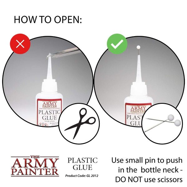 The Army Painter Plastic Glue - Plastic Cement Glue for Miniatures and Small Parts - Strong Bond Polystyrene Contact Cement Adhesive, 20 ml - Image 3