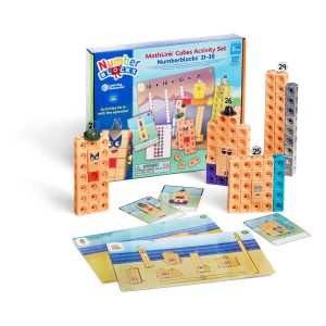 Learning Resources MathLink Cubes Numberblocks 21-30 Set 3-Year-Old Children, 20 TV Series Related Activities, Sensory Autism Toys,...