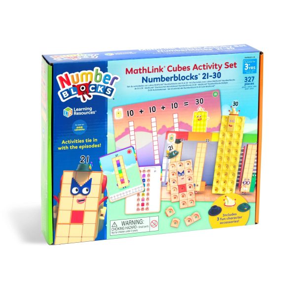 Learning Resources MathLink Cubes Numberblocks 21-30 Set 3-Year-Old Children, 20 TV Series Related Activities, Sensory Autism Toys,... - Image 4