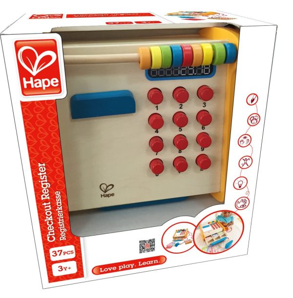 Hape - Playfully Delicious - Checkout Register Wooden Play Set - Image 2