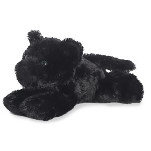 Aurora Onyx Black Panther Mini Flopsie Plush Stuffed Animal 8"