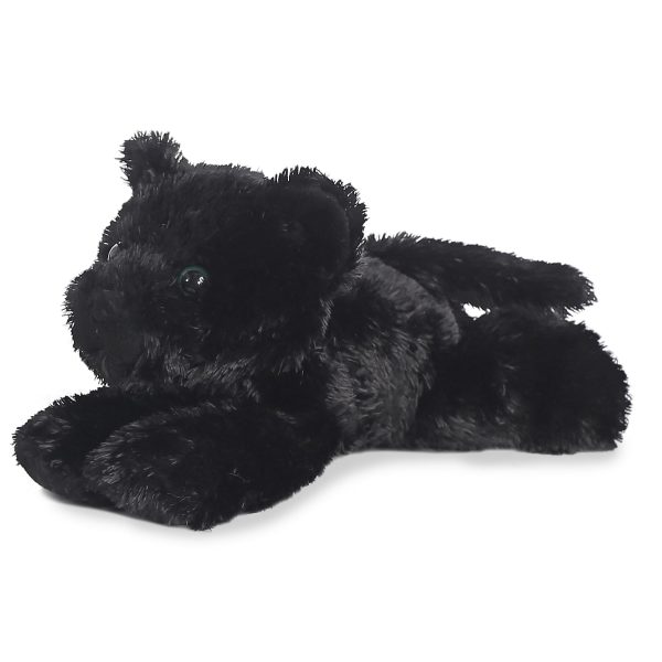 Aurora Onyx Black Panther Mini Flopsie Plush Stuffed Animal 8"