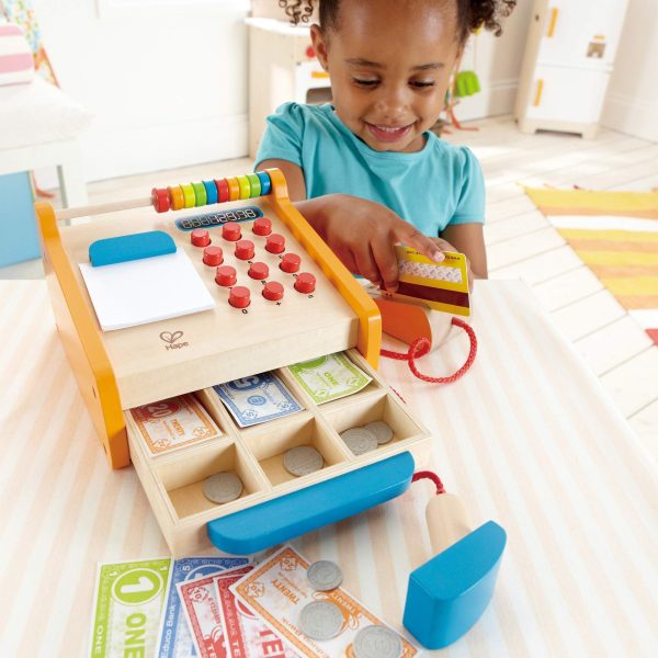 Hape - Playfully Delicious - Checkout Register Wooden Play Set - Image 5