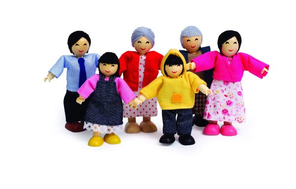 Hape - Happy Family - Asian Doll House Set