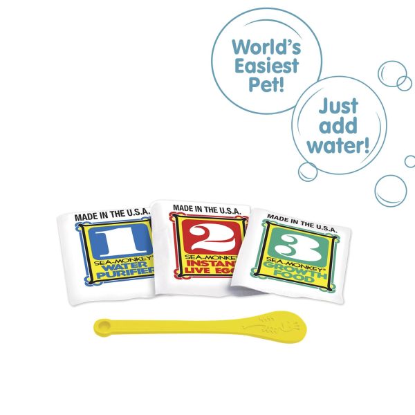 Sea-Monkeys® Instant Life - World's Only Instant Pets® - Ages 6+ (Pack of 1) - Image 3