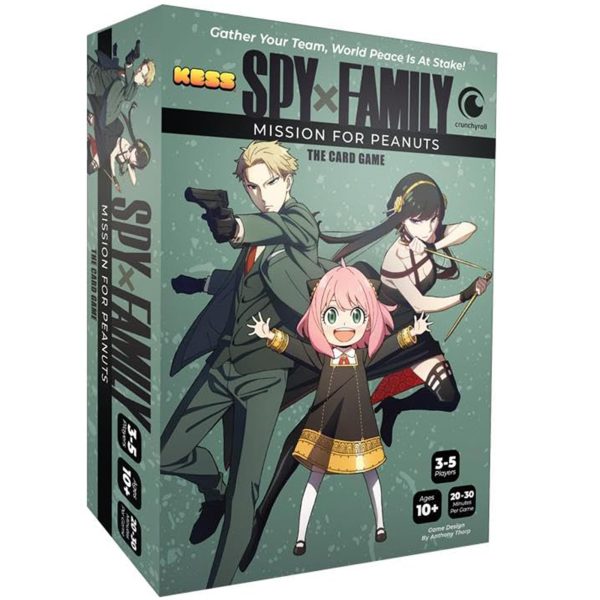 KESS ‘Spy X Family: Mission for Peanuts’ Board Game for Players 3-5, Indoor Fun, Ages 10 & Up, Playtime 20-30 Mins, Japanese Manga Anime