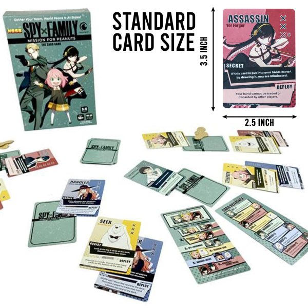 KESS ‘Spy X Family: Mission for Peanuts’ Board Game for Players 3-5, Indoor Fun, Ages 10 & Up, Playtime 20-30 Mins, Japanese Manga Anime - Image 2