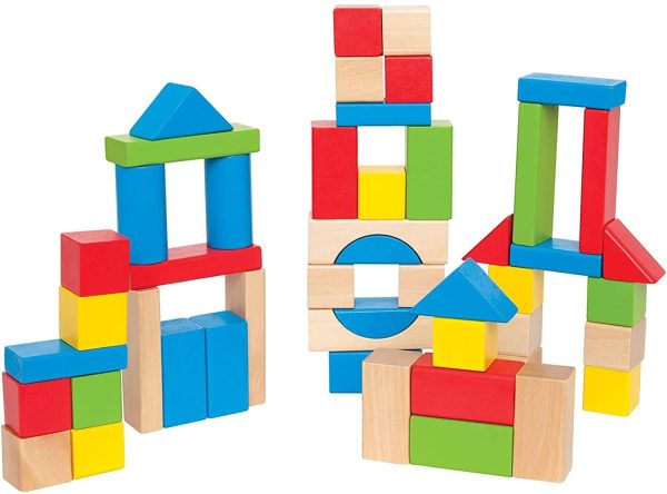Hape - Early Explorer - Maple Wood Building Blocks
