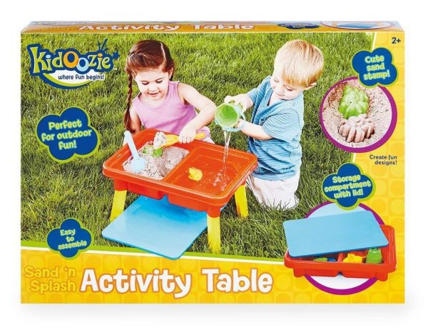 Kidoozie G02521 Sand ‘n Splash Activity Table with Storage Compartment and Lid - Image 5