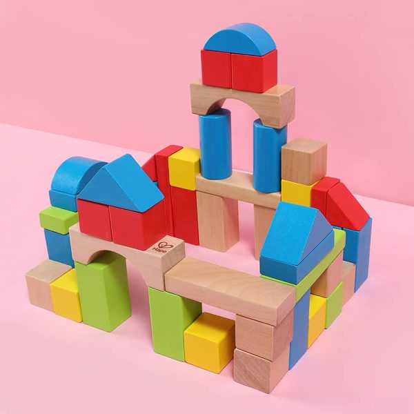 Hape - Early Explorer - Maple Wood Building Blocks - Image 2
