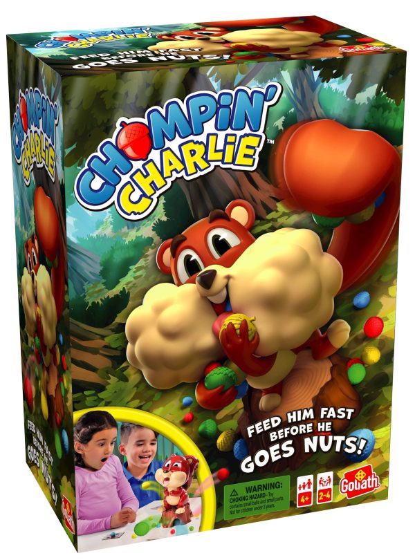 Goliath Chompin' Charlie Game - Feed The Squirrel Acorns and Race to Collect Them When They Scatter - Image 5