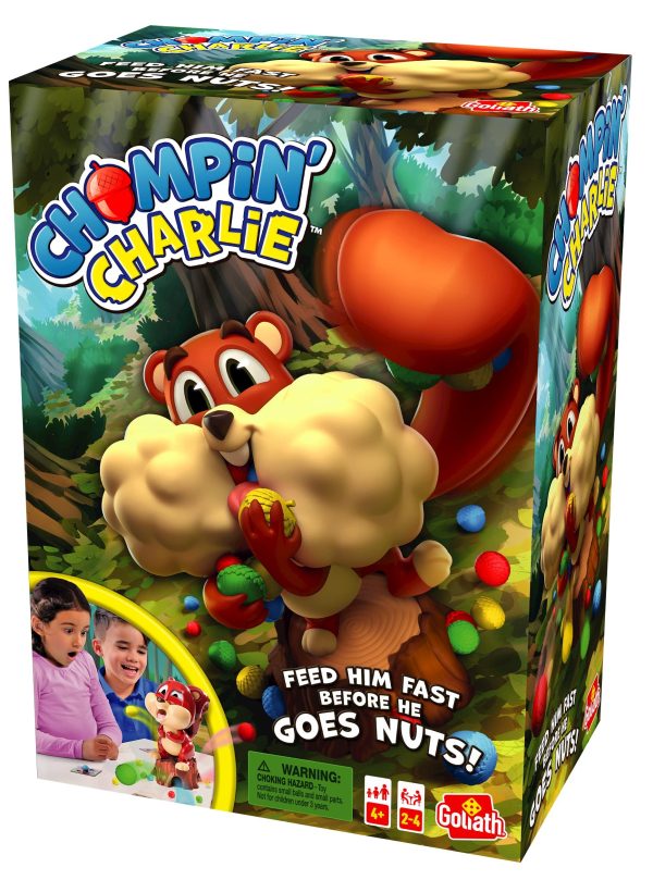 Goliath Chompin' Charlie Game - Feed The Squirrel Acorns and Race to Collect Them When They Scatter - Image 6