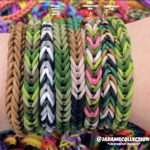 RAINBOW LOOM Camo Rubber Bands with 24 C-Clips (600 Count) - Image 4