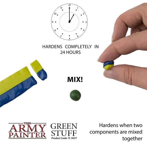 The Army Painter 2 Part Modeling Clay, 20cm - Moldable Model Putty for Miniatures, Easy-to-Knead Green Stuff Putty Epoxy Clay for... - Image 3