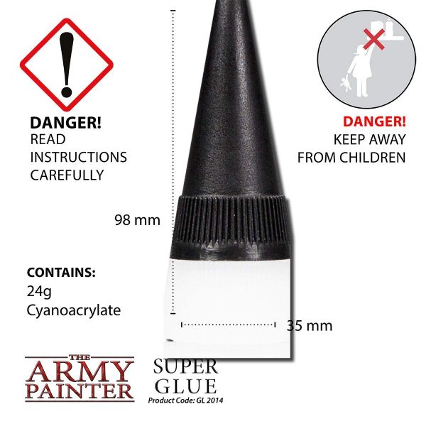 The Army Painter Super Glue - CA Glue for Miniatures and Small Parts - Strong Bond Model Glue, 20 ml - Image 2