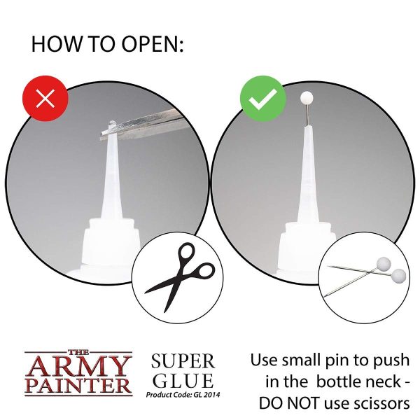 The Army Painter Super Glue - CA Glue for Miniatures and Small Parts - Strong Bond Model Glue, 20 ml - Image 3