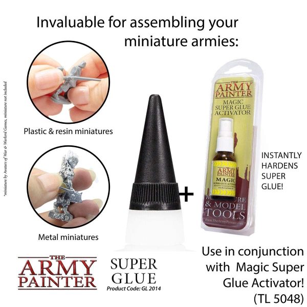 The Army Painter Super Glue - CA Glue for Miniatures and Small Parts - Strong Bond Model Glue, 20 ml - Image 4