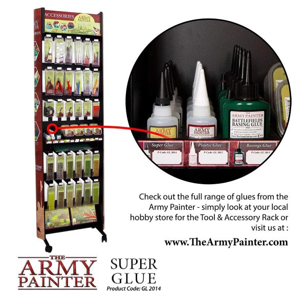 The Army Painter Super Glue - CA Glue for Miniatures and Small Parts - Strong Bond Model Glue, 20 ml - Image 6