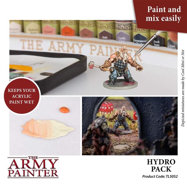 The Army Painter Hydro Pack Palette Paper for Acrylic Paint. 50 Wet Pallet Paper and 2 Wet Palette Sponges to Stay Wet Palette for... - Image 3