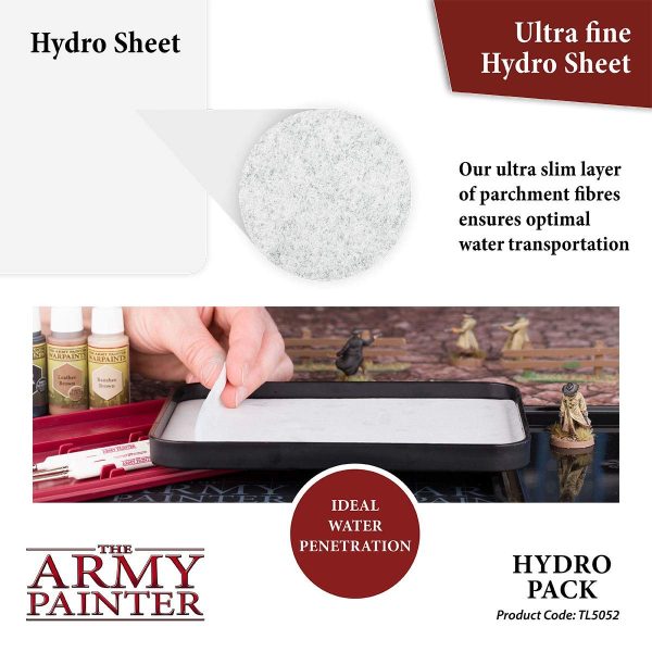 The Army Painter Hydro Pack Palette Paper for Acrylic Paint. 50 Wet Pallet Paper and 2 Wet Palette Sponges to Stay Wet Palette for... - Image 5