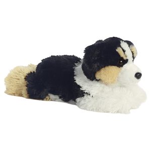 Aurora Auzzie Australian Shepherd Dog Flopsie Plush Stuffed Animal 12"