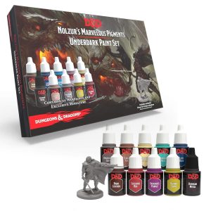 Dungeons and Dragons Nolzur’s Marvelous Pigments Underdark Paint Set, The Army Painter 10 Acrylic Paints Roleplaying, Boardgames,...