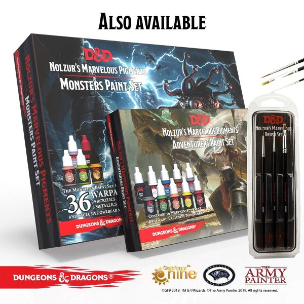 Dungeons and Dragons Nolzur’s Marvelous Pigments Underdark Paint Set, The Army Painter 10 Acrylic Paints Roleplaying, Boardgames,... - Image 7