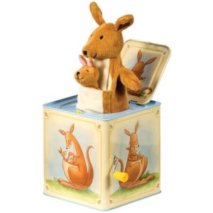 Schylling Kangaroo Jack in The Box Musical Wind up Toy