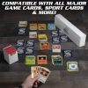 The Hydra 5 Compartment Riveted Deck Box w Magnetic Closure- Card Case Holds Five Decks- Fits All Standard and Smaller Size MTG and TCGs... - Image 6