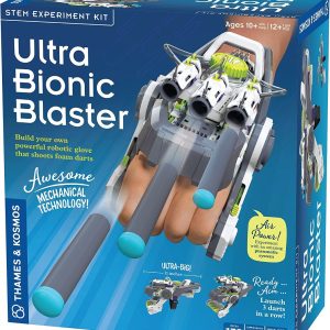 Thames & Kosmos Ultra Bionic Blaster STEM Experiment Kit | Construct a Robotic Foam Dart Blasting Glove | Challenging Build, Learn About...