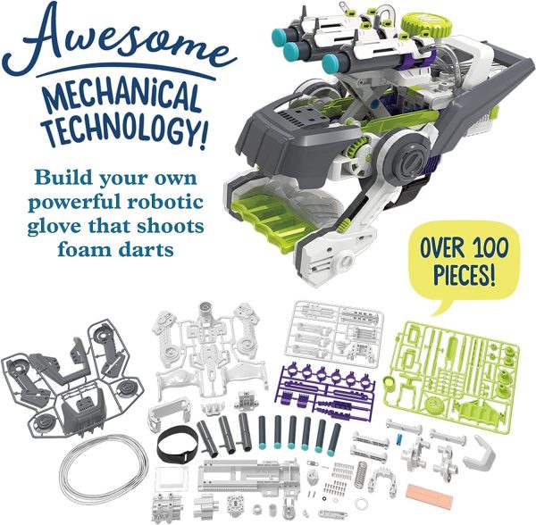 Thames & Kosmos Ultra Bionic Blaster STEM Experiment Kit | Construct a Robotic Foam Dart Blasting Glove | Challenging Build, Learn About... - Image 3